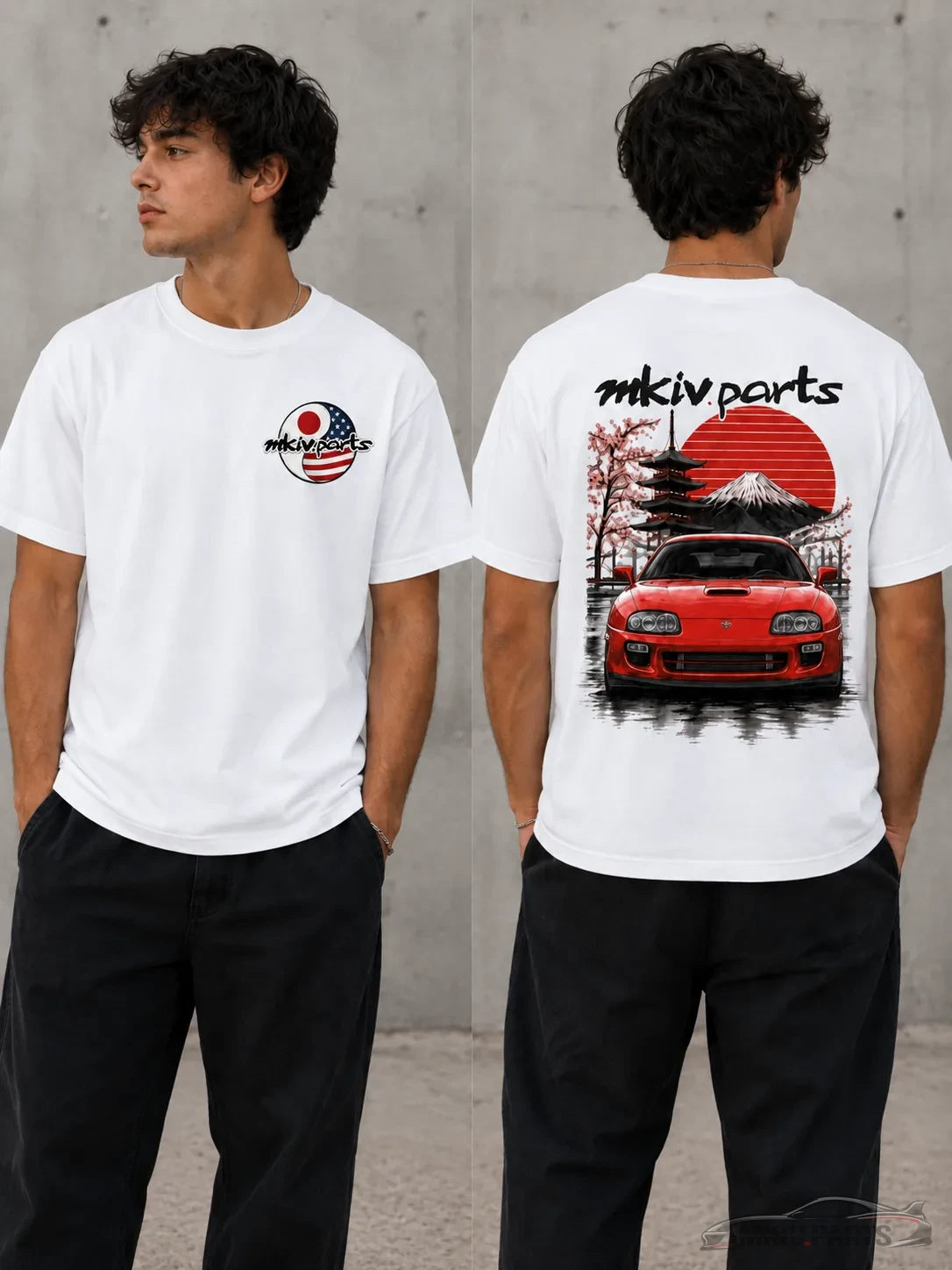 MKIV Parts Ying/Yang Japanese-USA Tribute Shirt PRE-ORDER